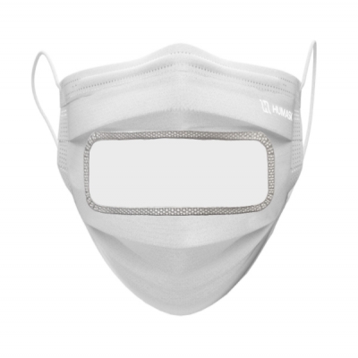 Masques de chirurgie Humask Pro Vision avec fenêtre - ASTM Niveau 2