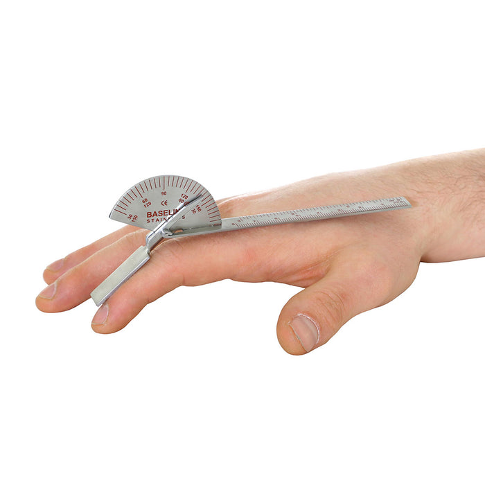 Stainless steel finger goniometer (small joint)