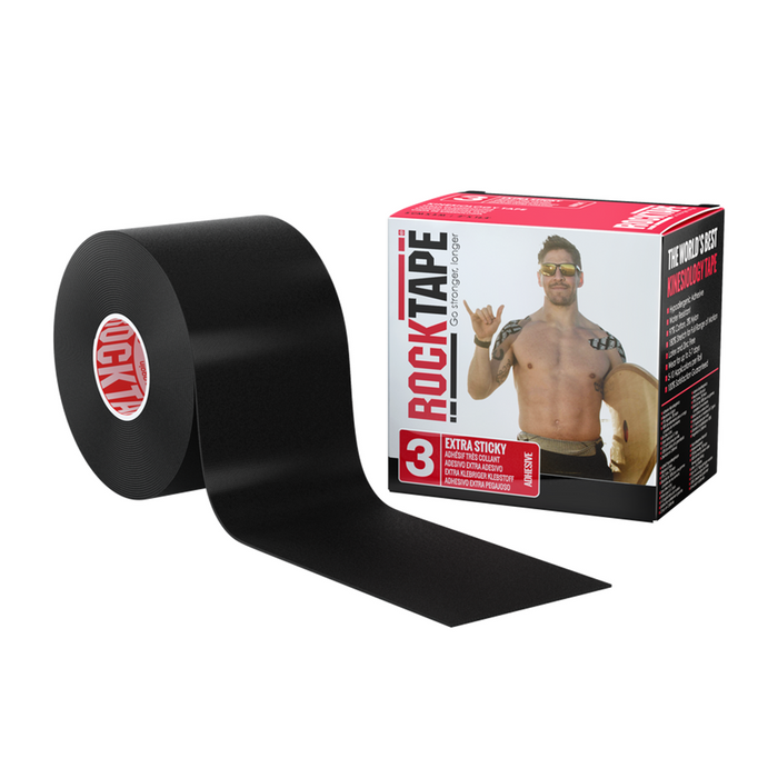 RockTape Kinesiology Tape 3, extra sticky adhesive