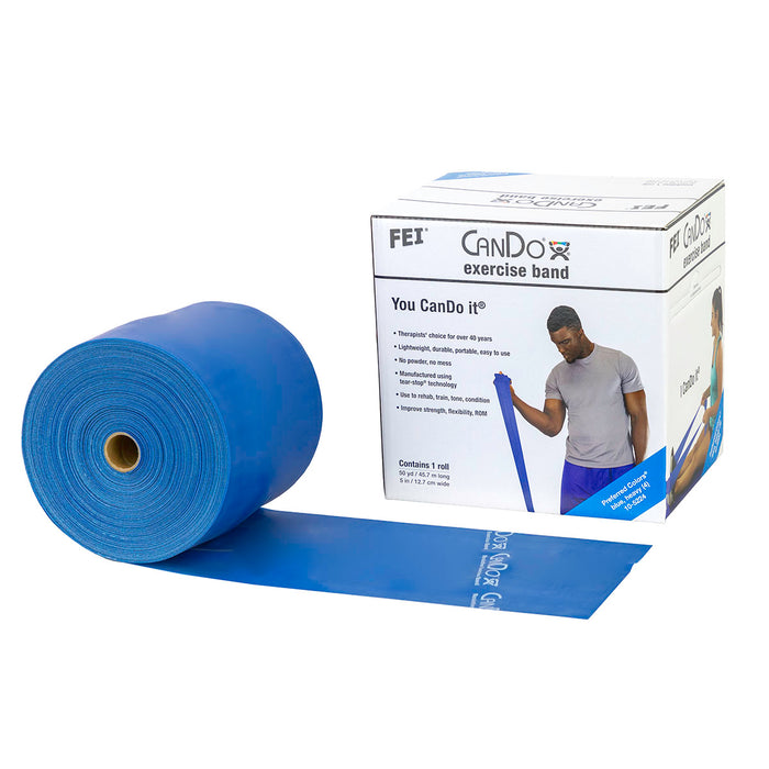 CanDo Low Powder Exercise Band Rolls