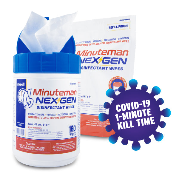 Lingettes désinfectantes tb Minuteman Nex Gen