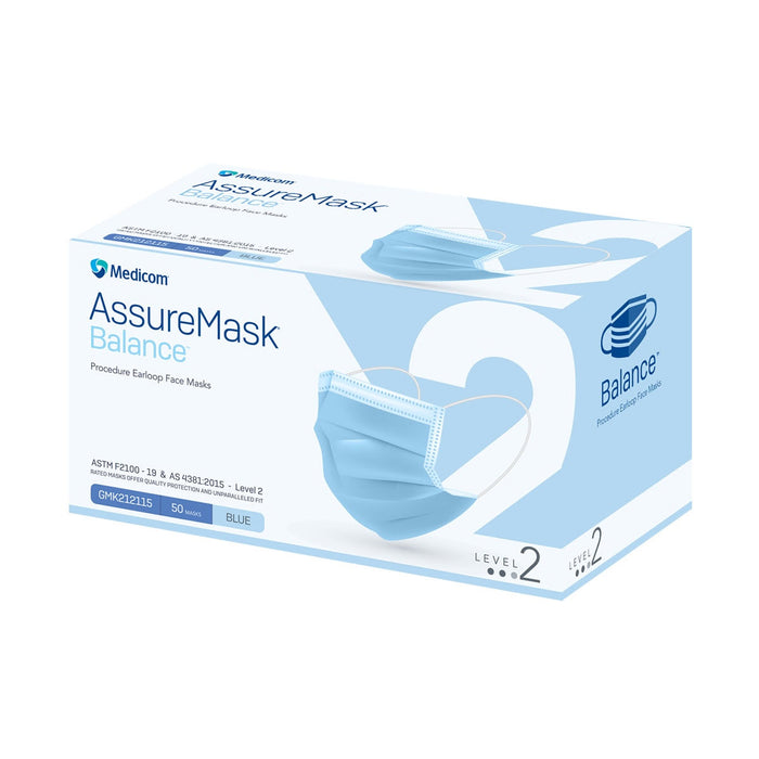 AssureMask Balance procedure face masks - ASTM Level 2