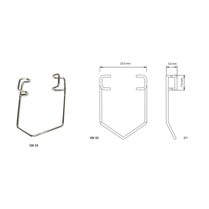 Barraquer 22 mm eyelid retractor