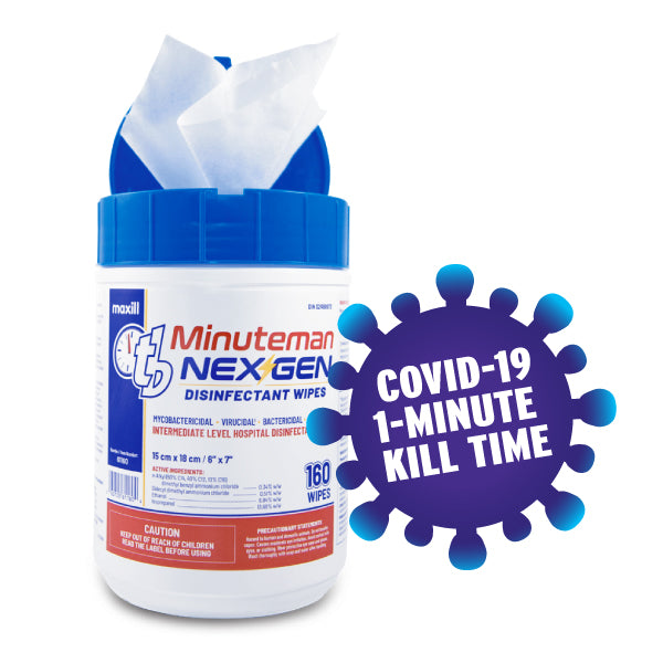 Lingettes désinfectantes tb Minuteman Nex Gen