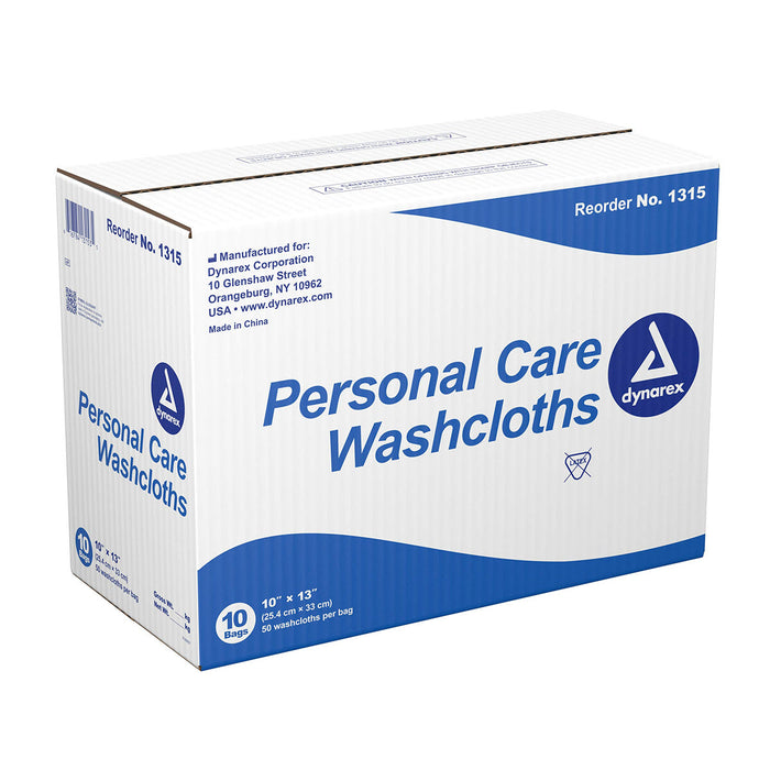 Dynarex disposable washcloths