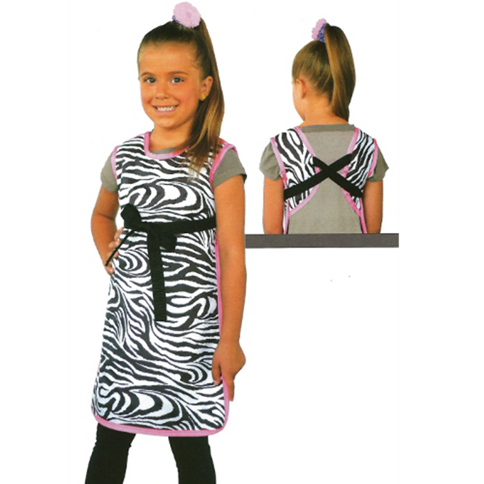 Pediatric 14x22 lead apron medium black