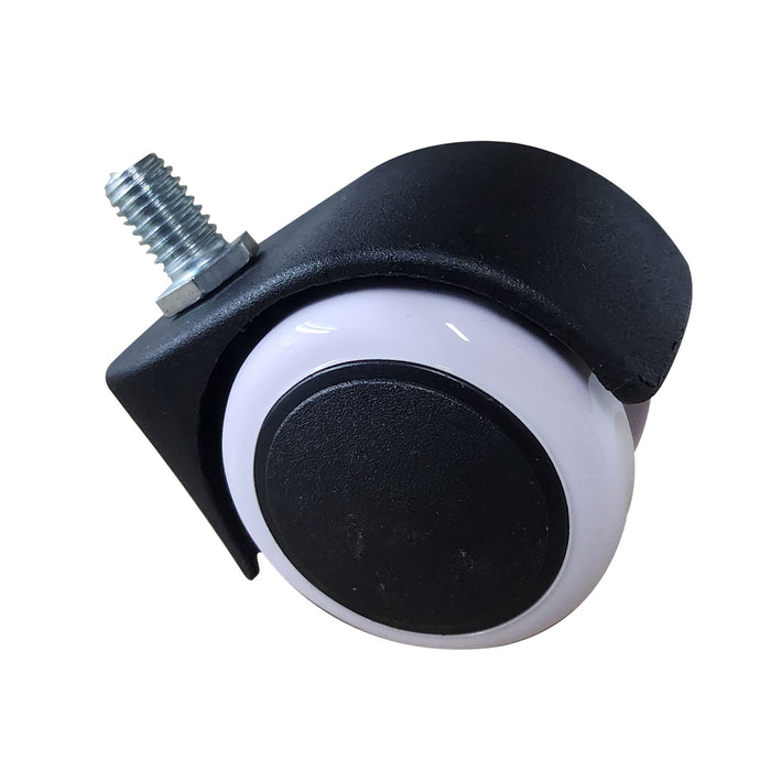 White stool wheel for CoinfyCare MA07/MA08 (screwed)