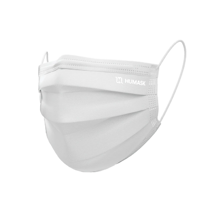 Masque enfant a/filtre PTFE niv2 Humask Pro, Blanc, 50 unités