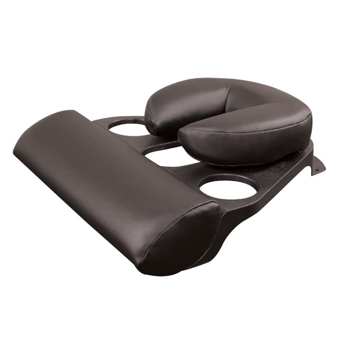 Prone pillow portable headrest coal