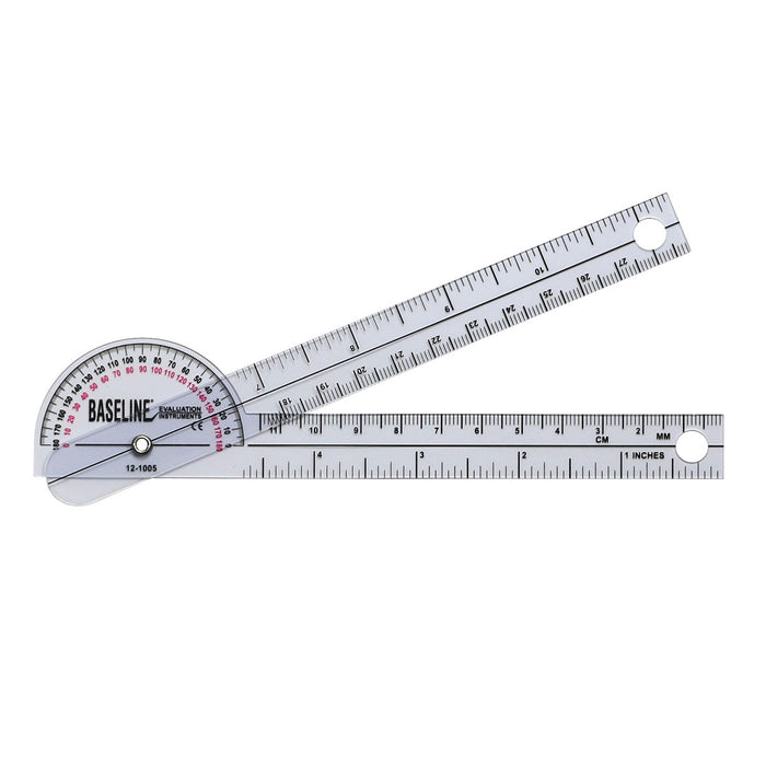 Pocket goniometer in plastic