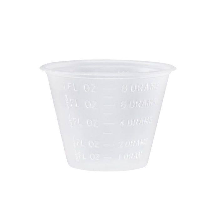 Medicine cup translucent plastic 1oz, 50 x 100 un