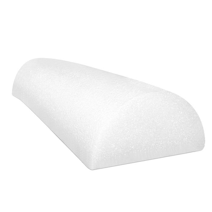 White foam rolls