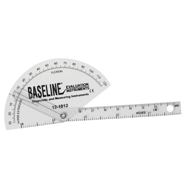 Plastic finger goniometer