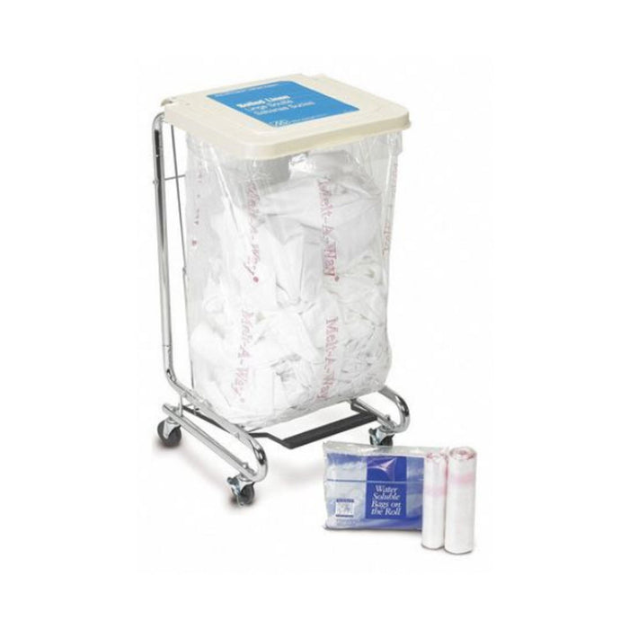 Water soluble laundry bag, clear