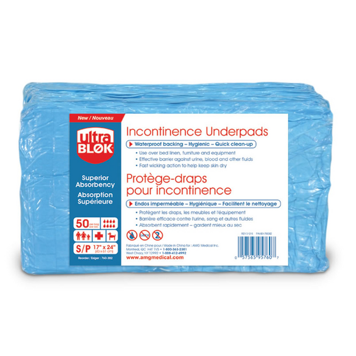 Ultra-Blok disposable underpads