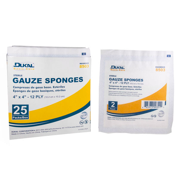 Dukal basic non-sterile gauze sponges