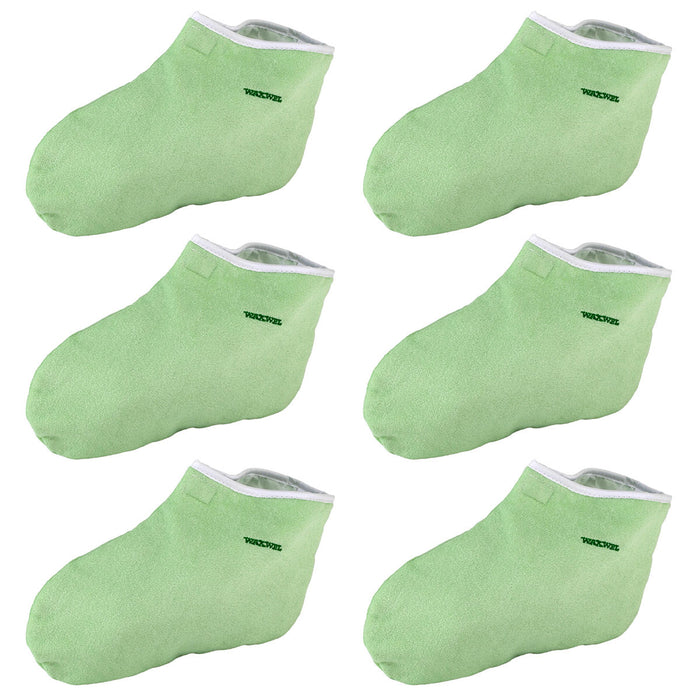 Paraffin Terry foot bootie, 6 un