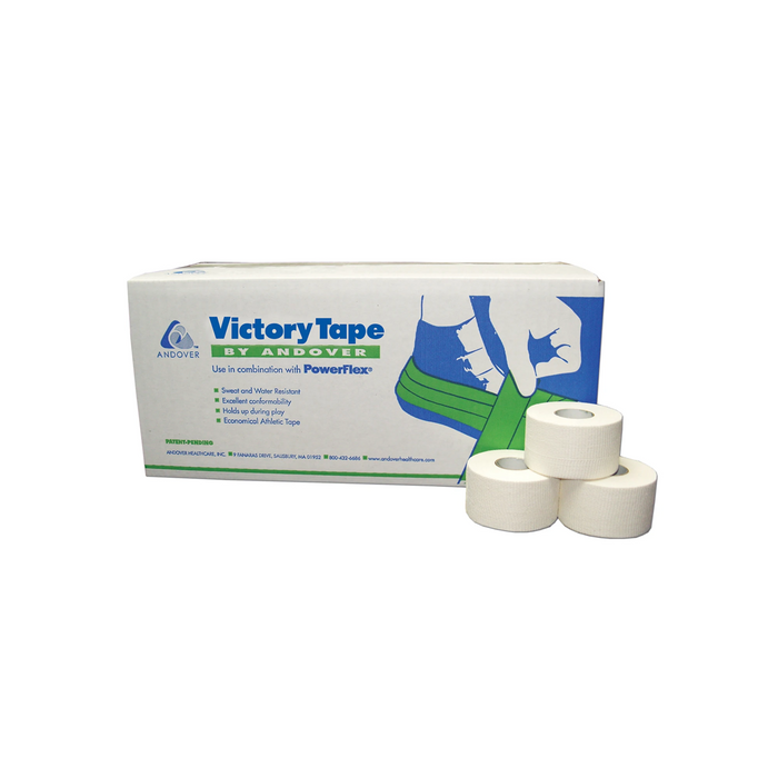 Victory Tape, 1.5" x 15 y (3.8 cm x 13.7 m), White, 32 un