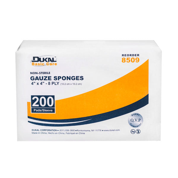 Dukal basic non-sterile gauze sponges