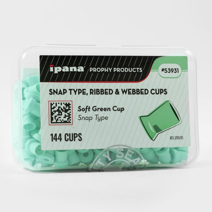 Ipana snap prophy cup green soft, 144 un