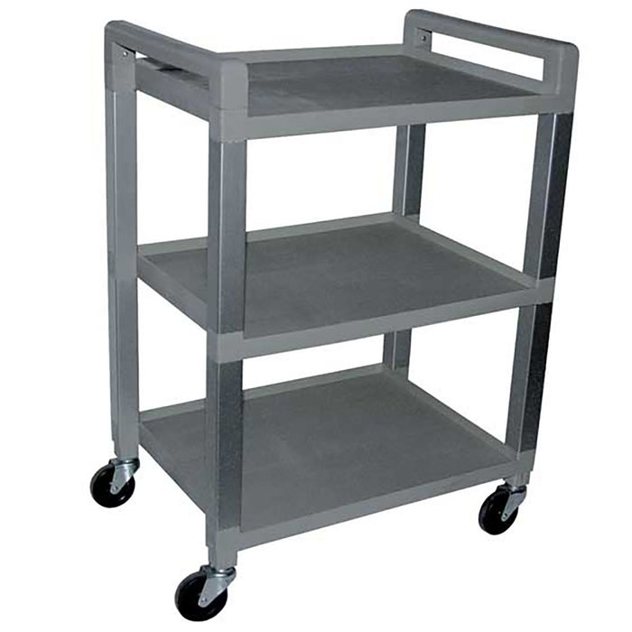 Utility cart, 3-shelf, 100 lbs cap.