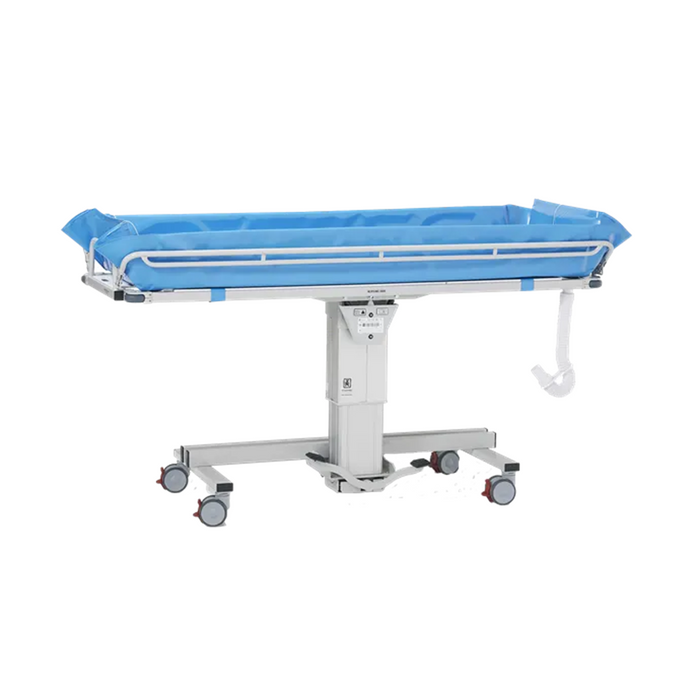 Pediatric TR2000 Mod 21 shower trolley, 1600 x 640 mm