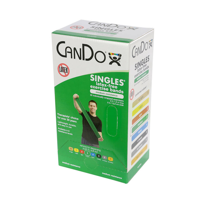 CanDo Latex Free Pre-cut Exercise Band