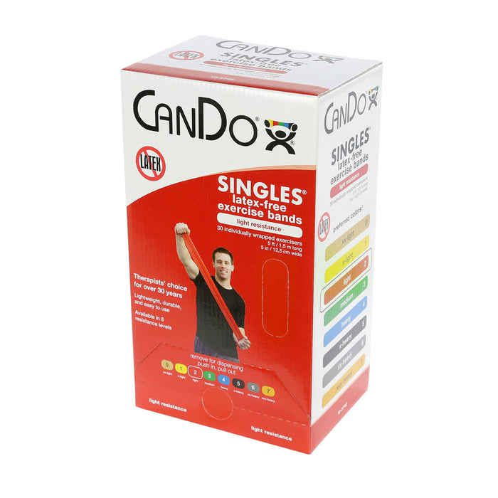 CanDo Latex Free Pre-cut Exercise Band