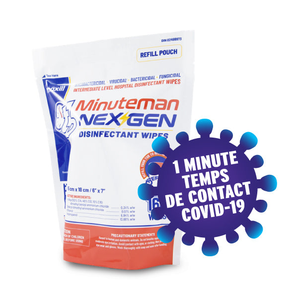 Lingettes désinfectantes tb Minuteman Nex Gen