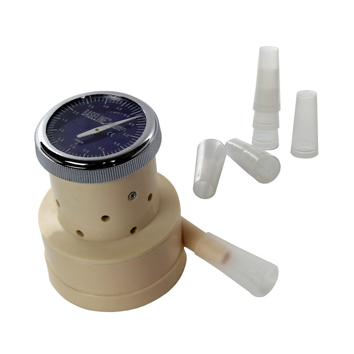 Buhl portable spirometer with mouthpieces