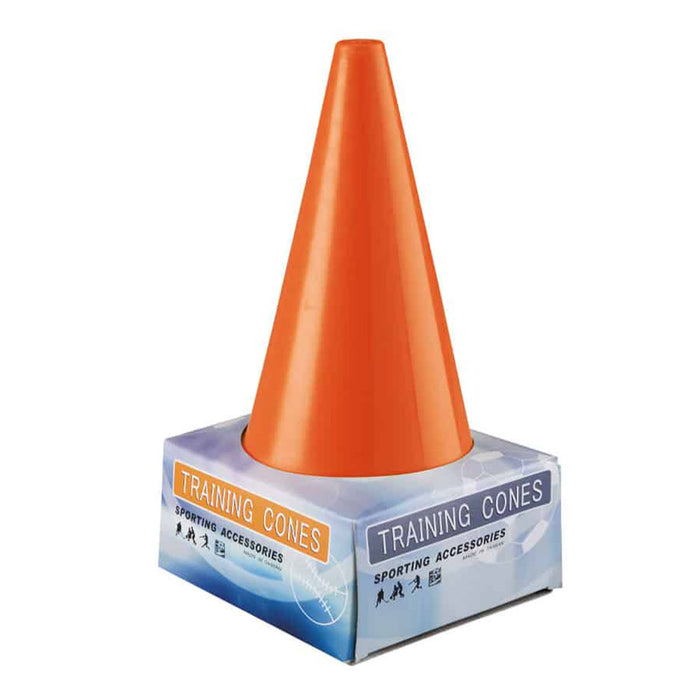 9" orange training cones, pack of 15