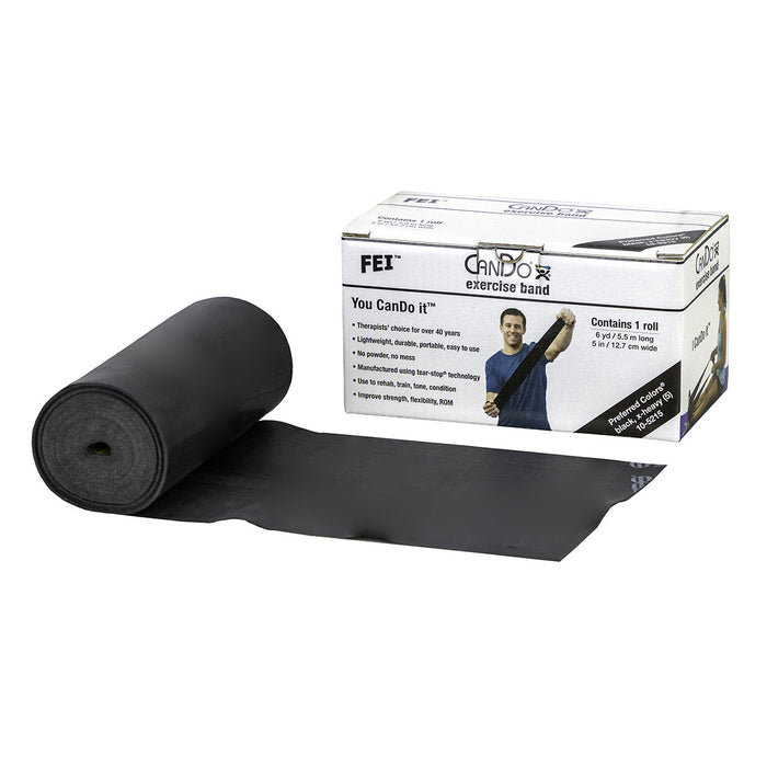 CanDo Low Powder Exercise Band Rolls