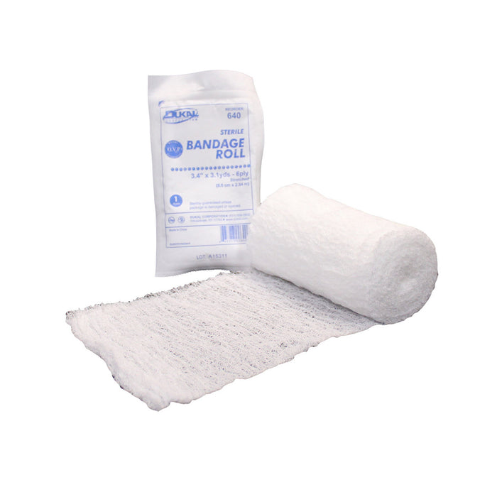 Bandage roll sterile 3.4" x 3.1Y, 96 un