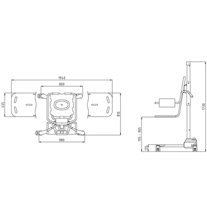 TR9650 CombiLift w/chair