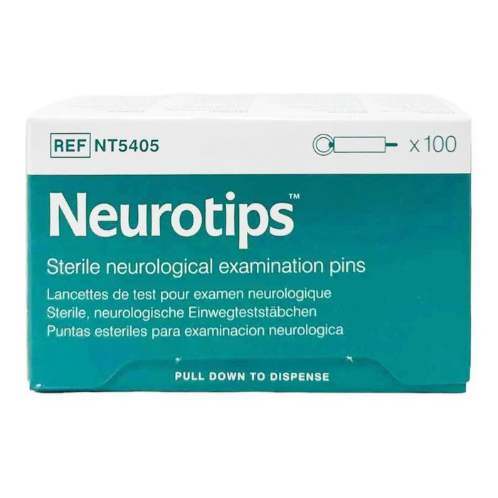 Neurotips, sterile neurological examination pins, single use, 100 un