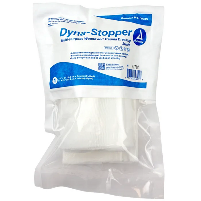 Dyna-Stopper trauma dressing 3.5" x 5.5" ST, 60 un