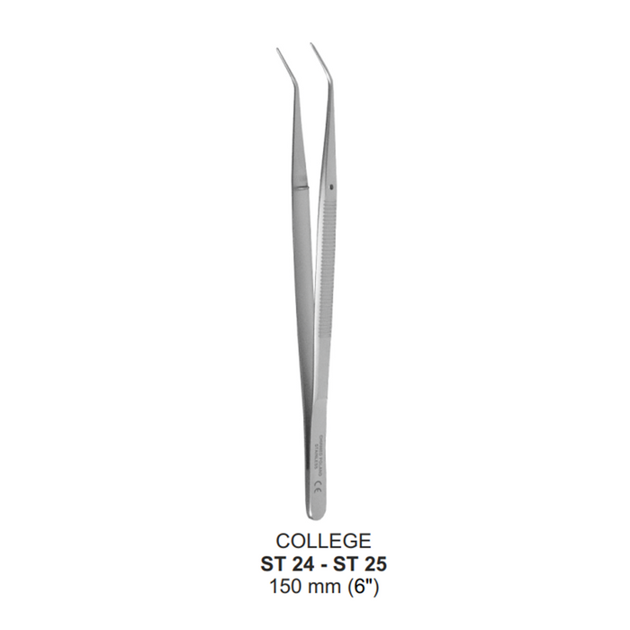 College curved dental forcep