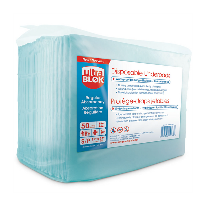 Ultra-Blok disposable underpads