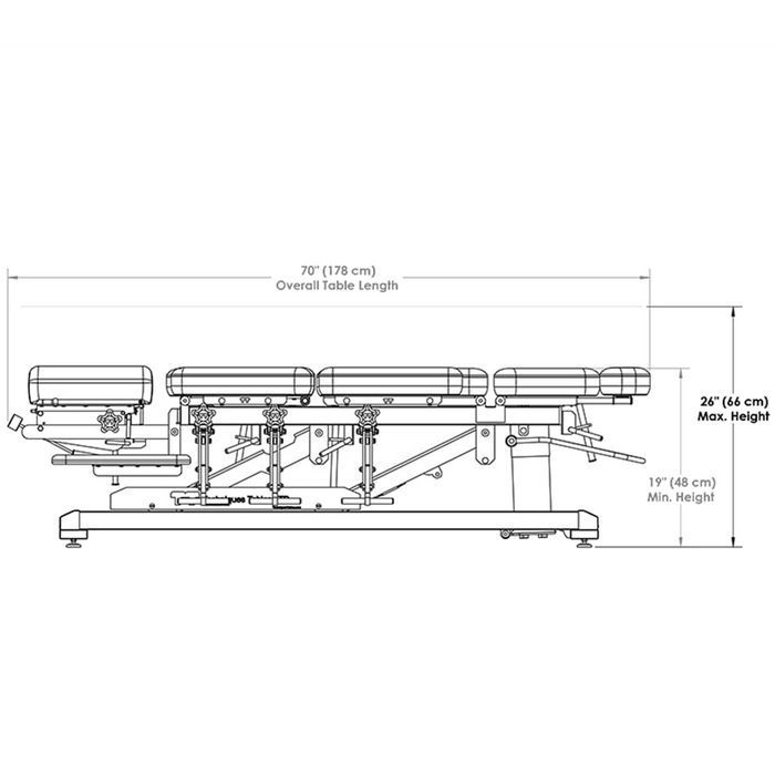 Techniques CHIRO-5P  Chiropractic pump elevation table
