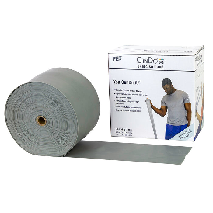 CanDo Low Powder Exercise Band Rolls