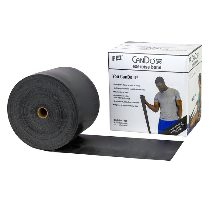 CanDo Low Powder Exercise Band Rolls