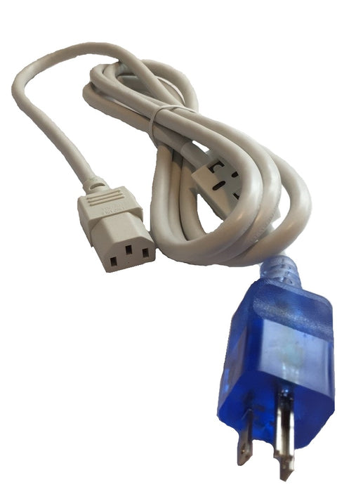 Hospital grade power cord white