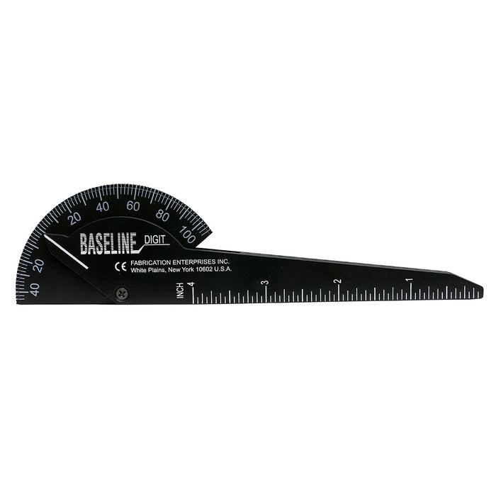 Plastic finger goniometer