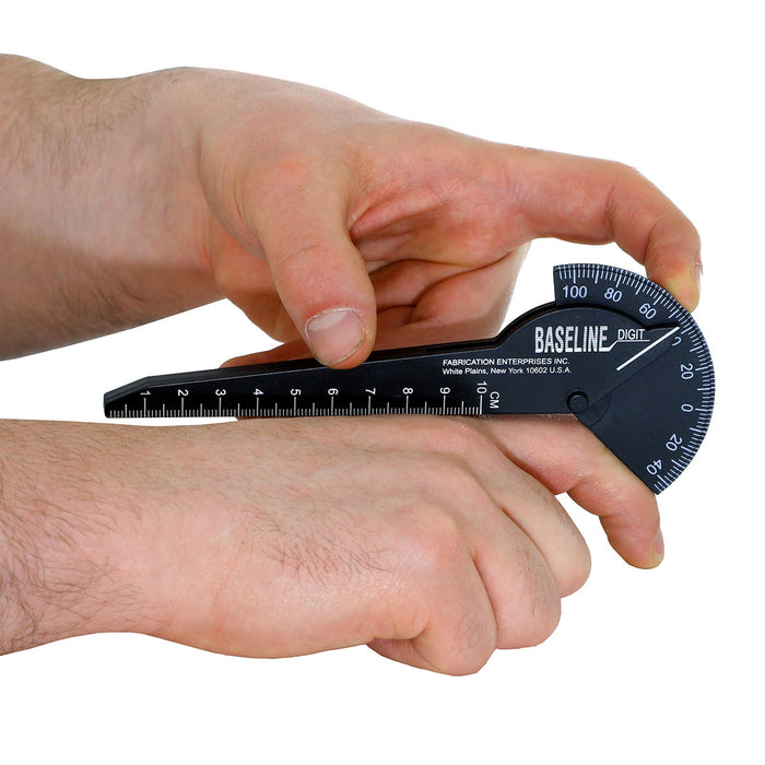 Plastic finger goniometer