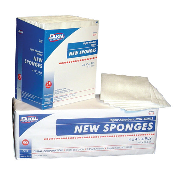 Sterile highly absorption New Sponges Dukal