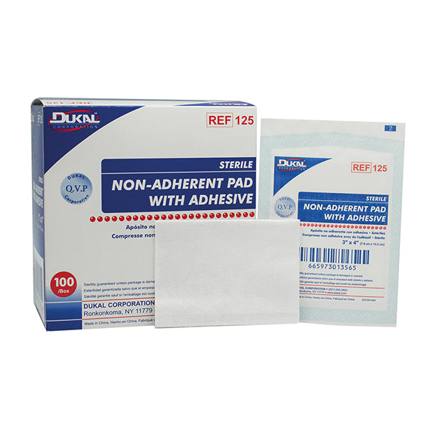 Dukal Non-Adherent Pads with Adhesive contour