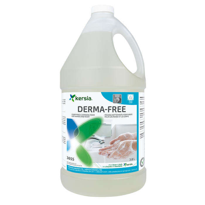 Antimicrobial foaming Derma-Free