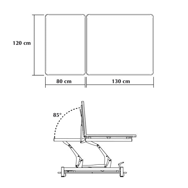 Treatment table Montane Bobath