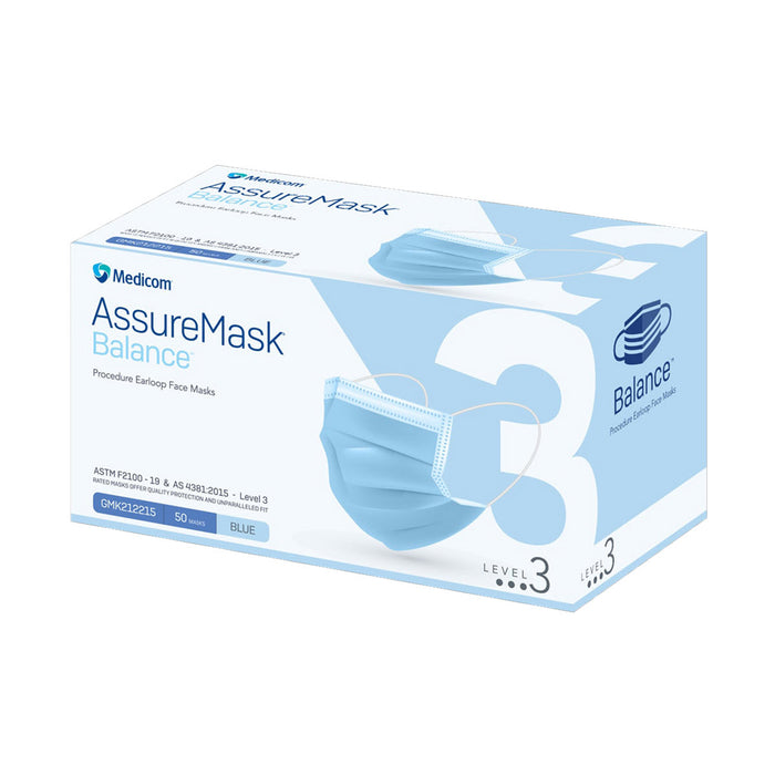 AssureMask Balance procedure face masks - ASTM Level 3